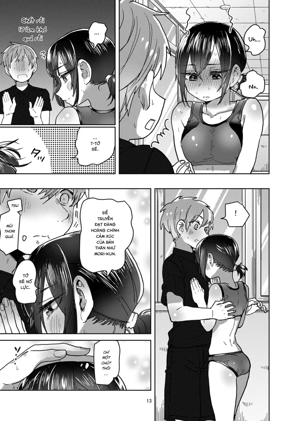 HentaiVN.net - Ảnh 13 - Rikujou Kanojo wa Cool Tokidoki Dere [陸上彼女はクールときどきデレ] - Chap 1