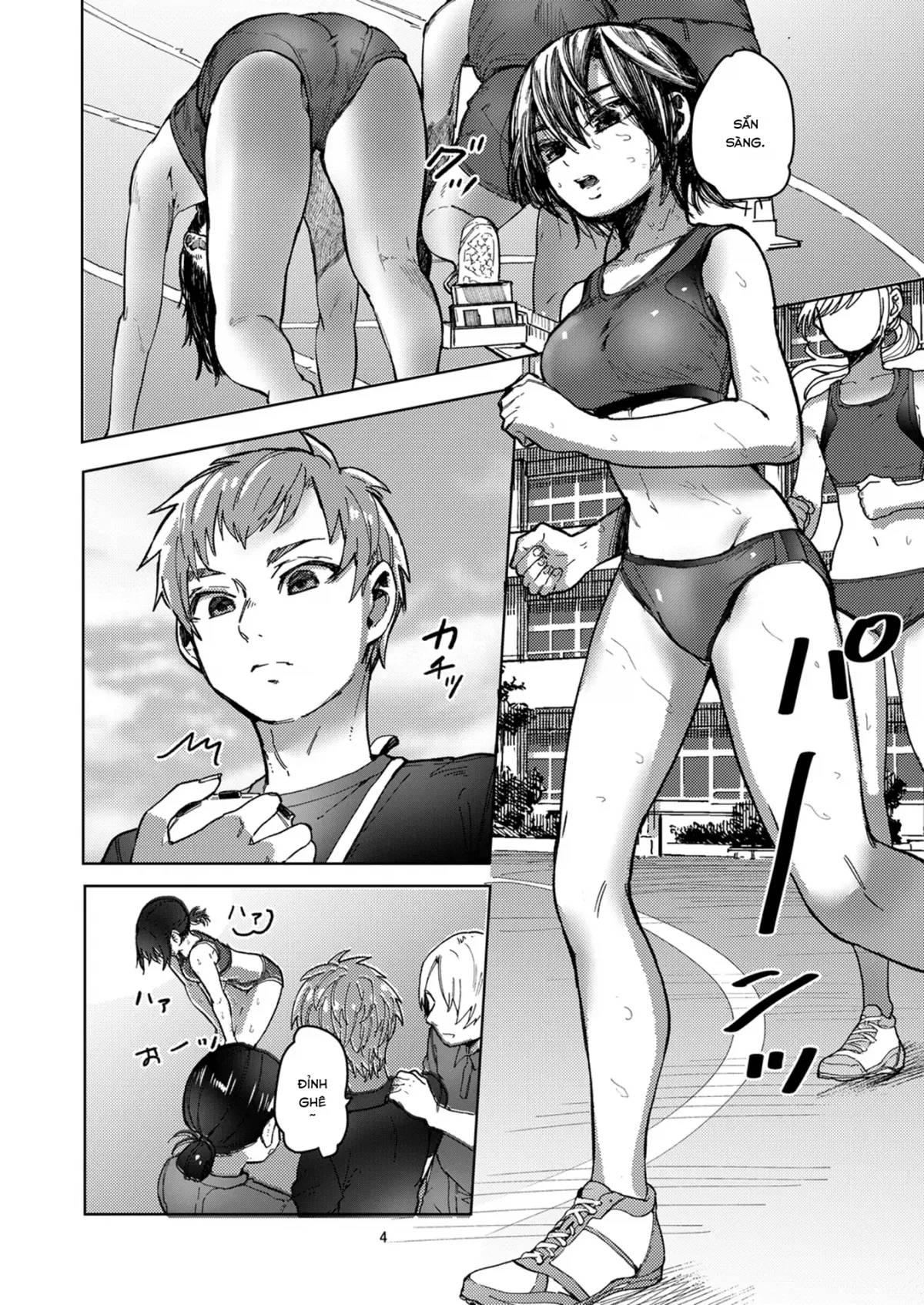 HentaiVN.net - Ảnh 4 - Rikujou Kanojo wa Cool Tokidoki Dere [陸上彼女はクールときどきデレ] - Chap 1