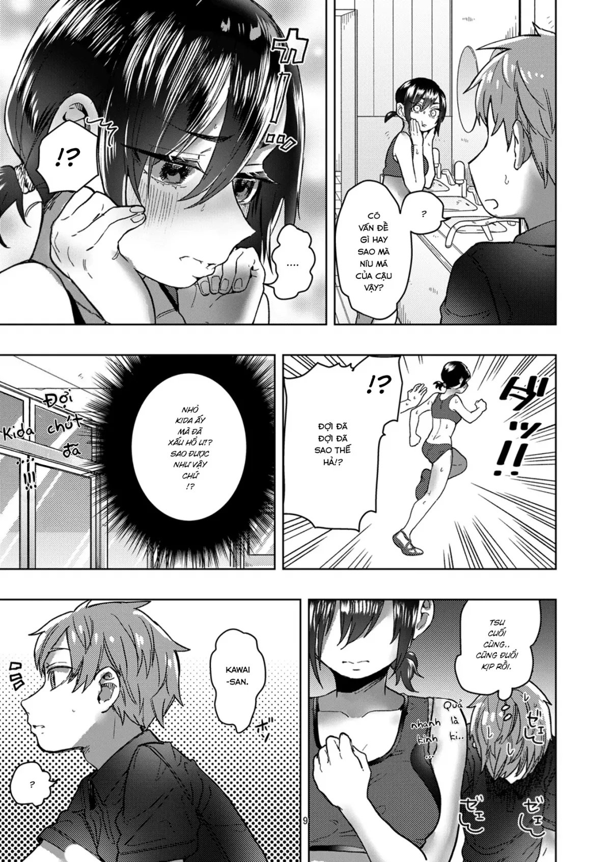 HentaiVN.net - Ảnh 9 - Rikujou Kanojo wa Cool Tokidoki Dere [陸上彼女はクールときどきデレ] - Chap 1