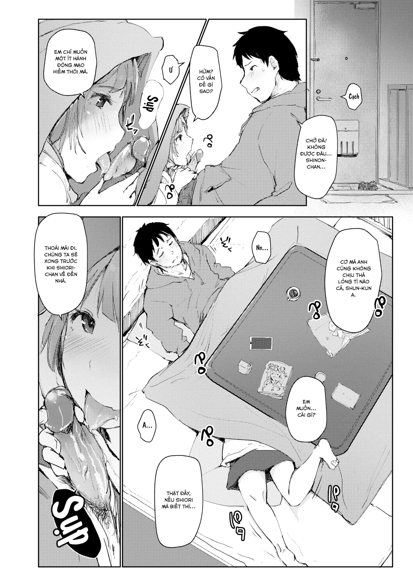 HentaiVN.net - Ảnh 5 - In My Girlfriend's Room Without My Girlfriend - Chap 1