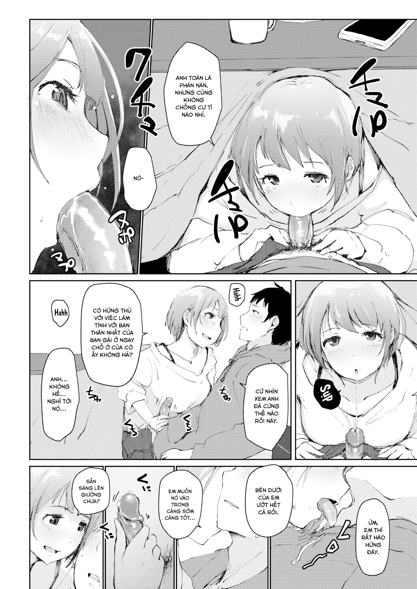 HentaiVN.net - Ảnh 6 - In My Girlfriend's Room Without My Girlfriend - Chap 1