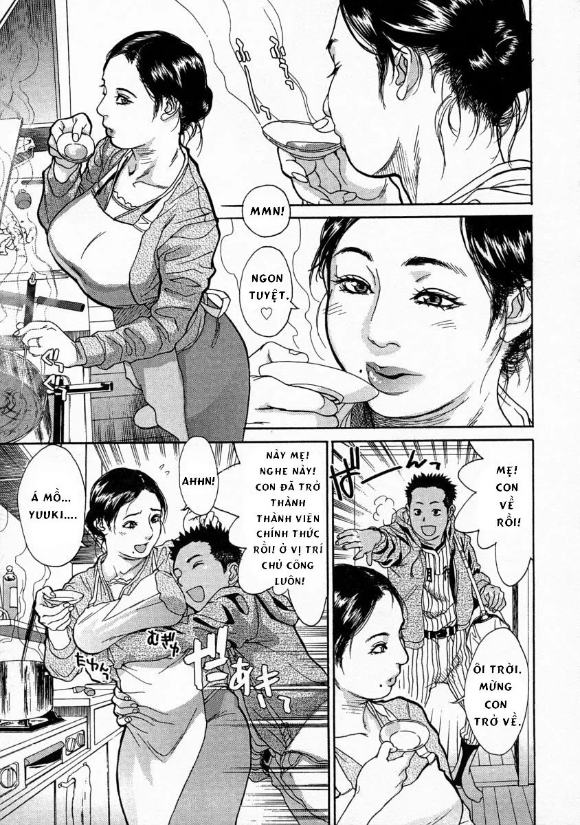 HentaiVN.net - Ảnh 4 - Kaa-san wa Boku no Manager (Mamakan 1) [My Mom Is My Manager; Decensored] - Chap 1