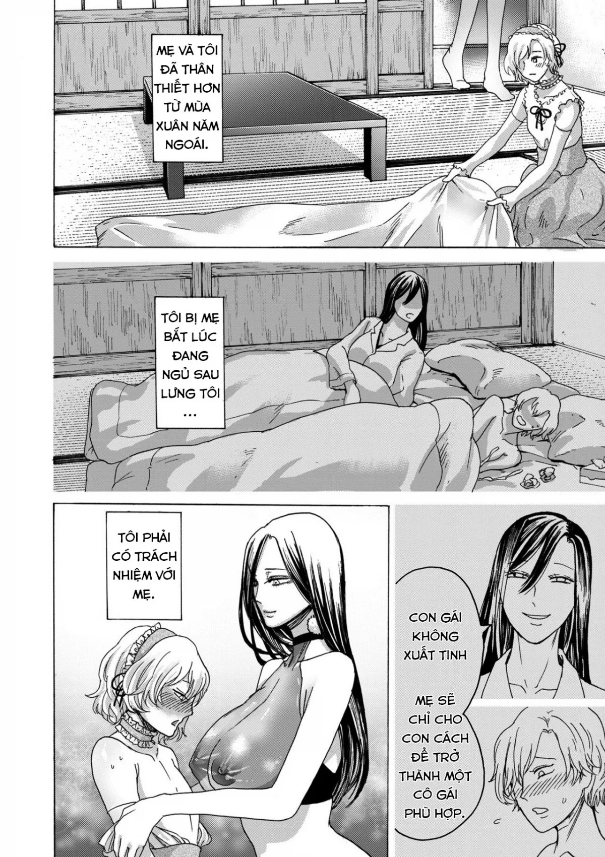 HentaiVN.net - Ảnh 5 - Boku wa Mama no Musume [I am my mom's daughter(comic KURiBERON DUMA 2019-05 Vol.14)] - Chap 1