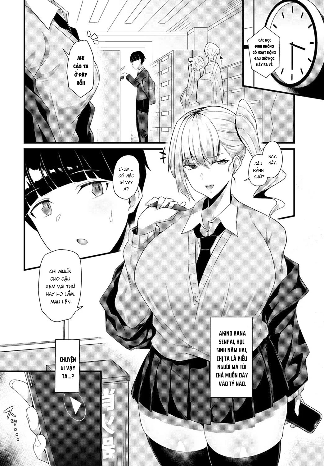 HentaiVN.net - Ảnh 5 - Gal Senpai ni Taberareta - Chap 1