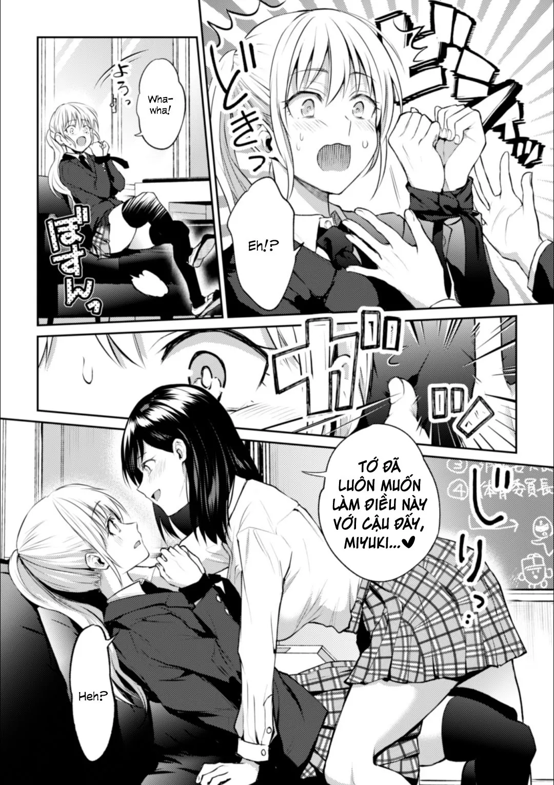 HentaiVN.net - Ảnh 12 - Kaichou to Fukukaichou no Fujun na Otsukiai - Chap 1