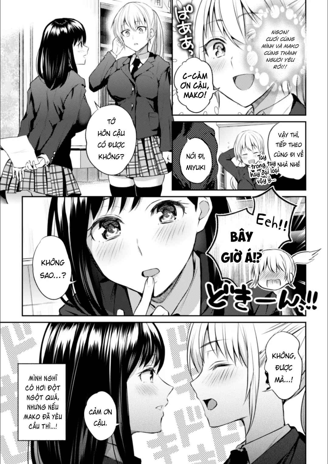 HentaiVN.net - Ảnh 9 - Kaichou to Fukukaichou no Fujun na Otsukiai - Chap 1