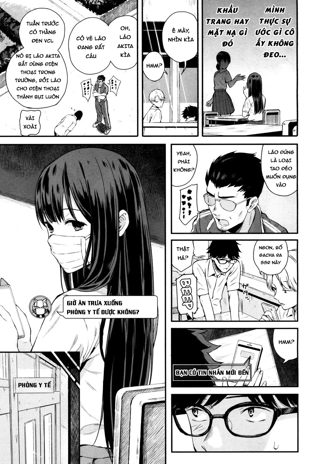 HentaiVN.net - Ảnh 3 - Wakatsuki, Mask wo Totteyo! [Wakatsuki, Take Off Your Mask!] - Chap 1