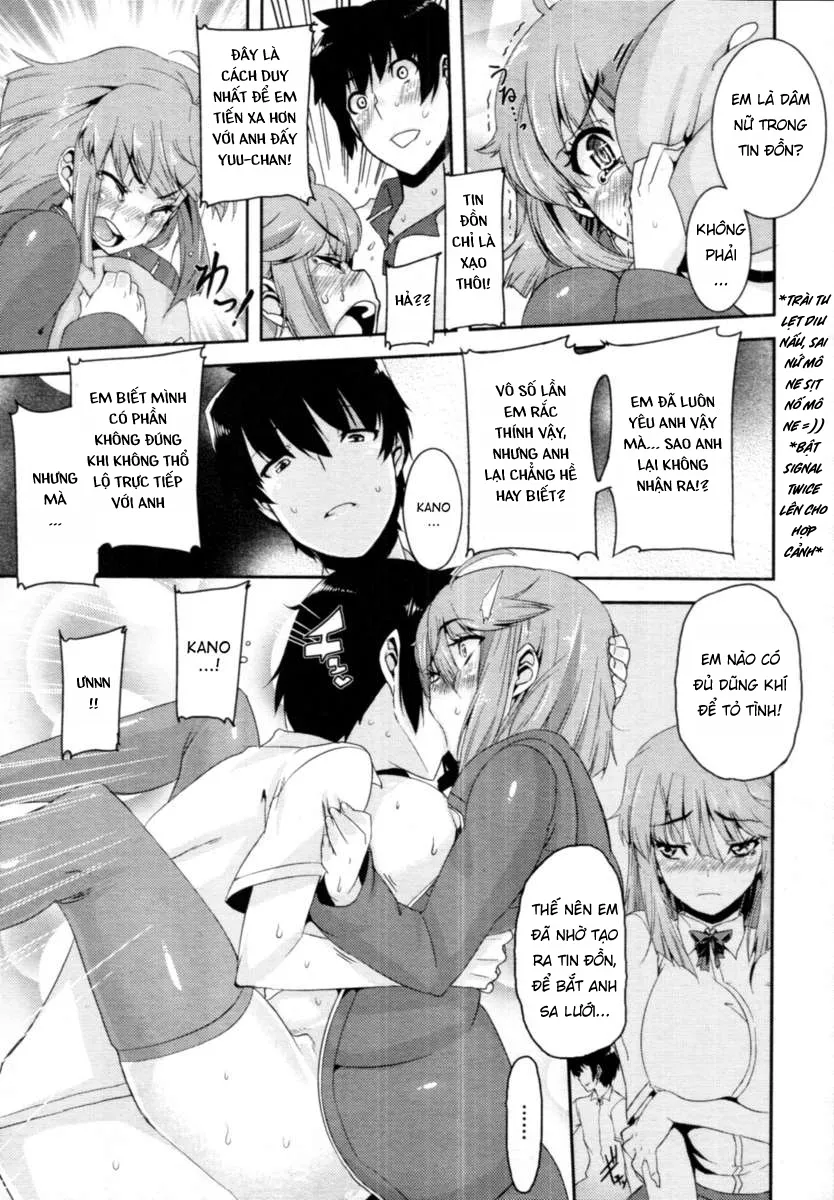 HentaiVN.net - Ảnh 20 - Cô nàng dâm đãng trong tin đồn [The Perverted Lady's Circumstances; 痴女様の事情！] - Chap 1