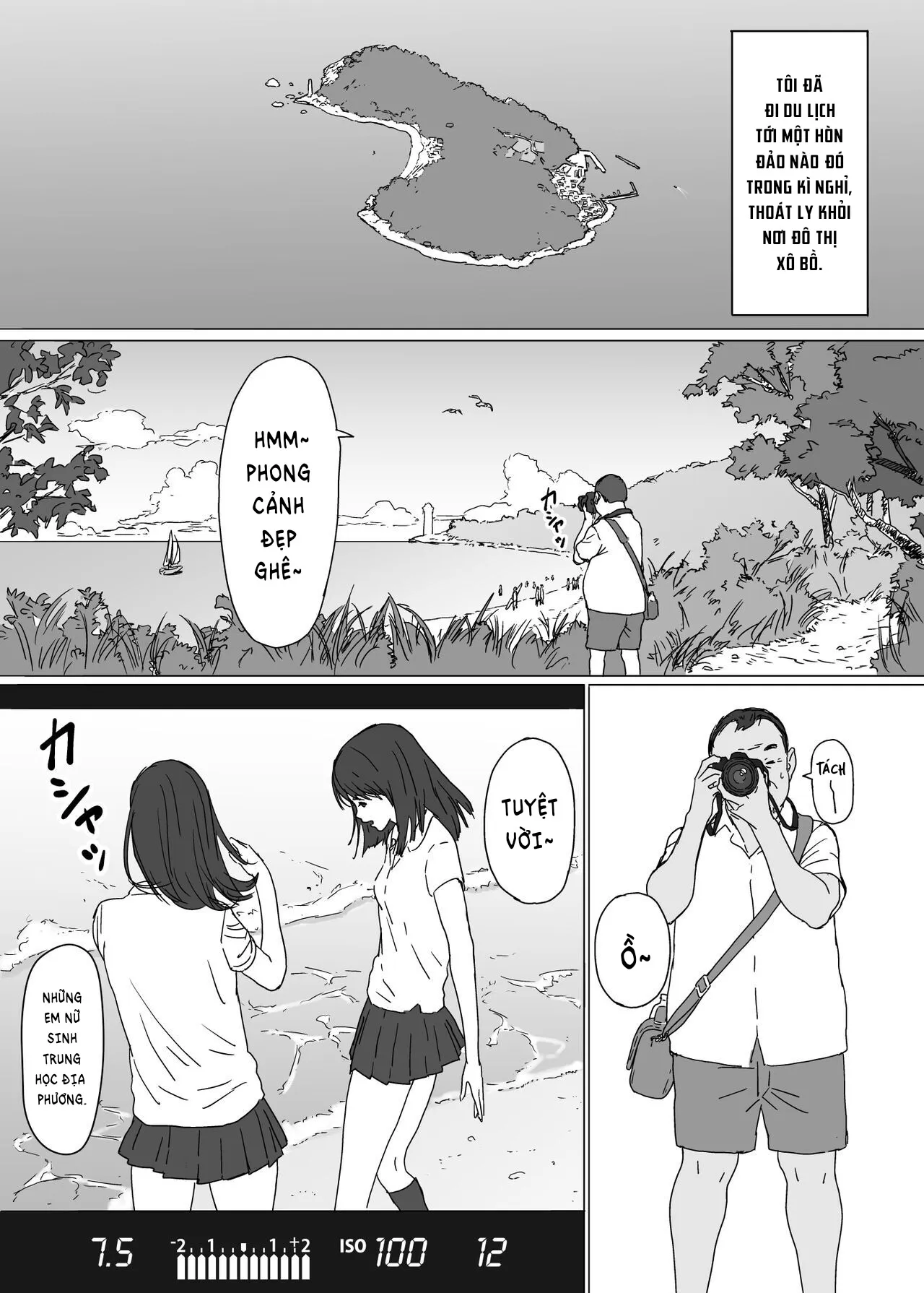 HentaiVN.net - Ảnh 4 - Cô gái ngoài đảo xa [Toaru Shima no Onnanoko] - Chap 1