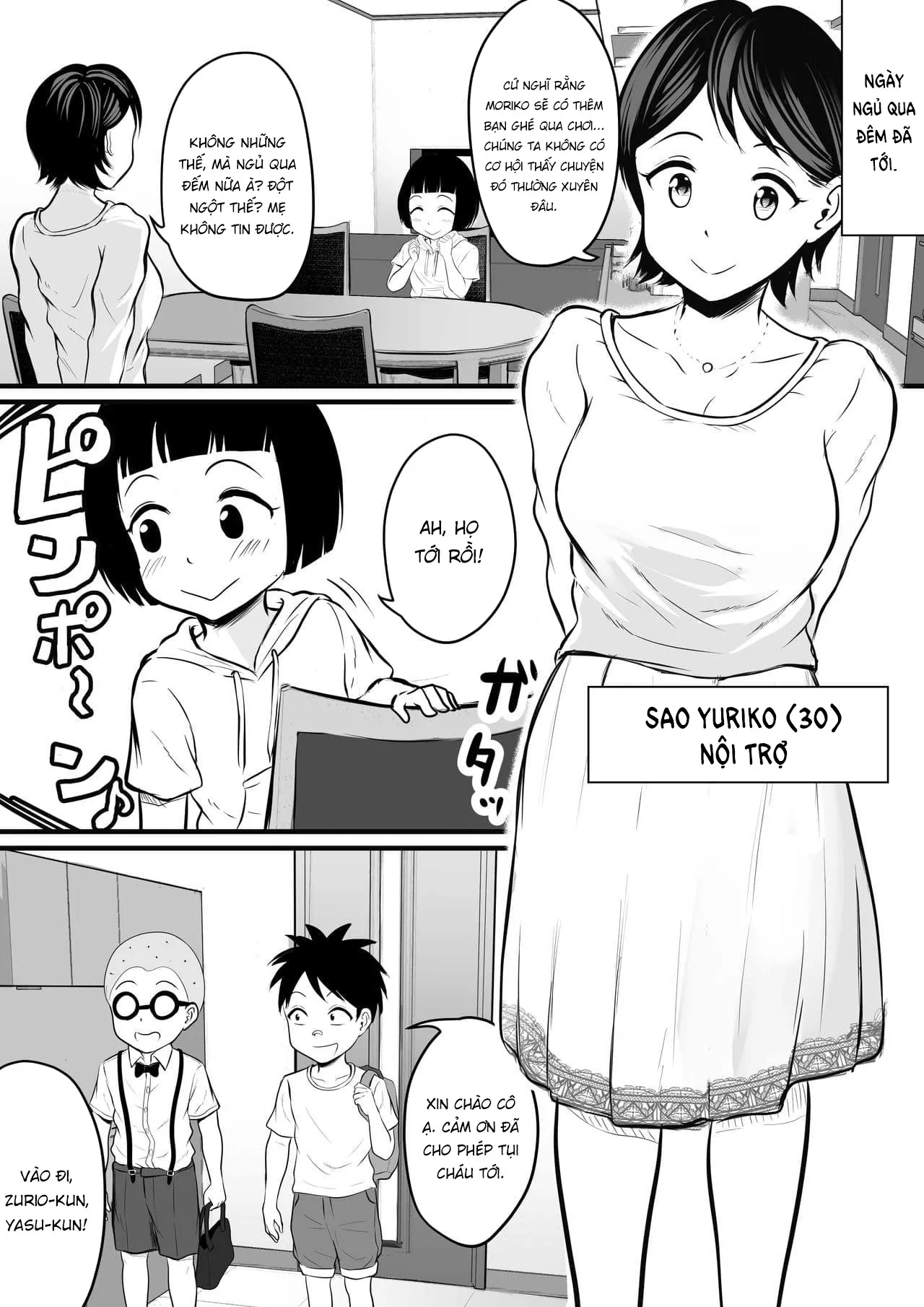 HentaiVN.net - Ảnh 5 - The Classmate's Mommy's Sex Tape Filming Mission [Doukyuusei no Mama o Hamedori Mission!] - Chap 1
