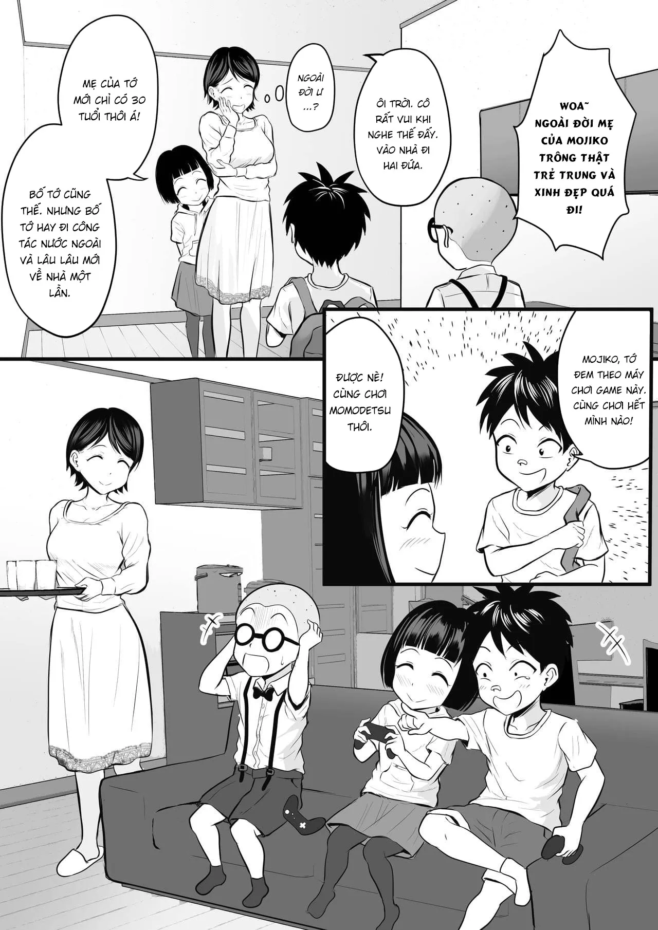 HentaiVN.net - Ảnh 6 - The Classmate's Mommy's Sex Tape Filming Mission [Doukyuusei no Mama o Hamedori Mission!] - Chap 1