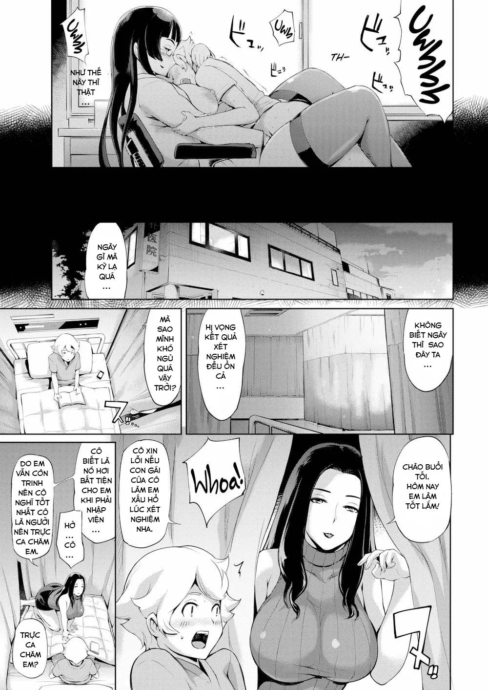 HentaiVN.net - Ảnh 11 - Xét Nghiệm Buổi Đêm [Nighttime Examination Room] - Chap 1