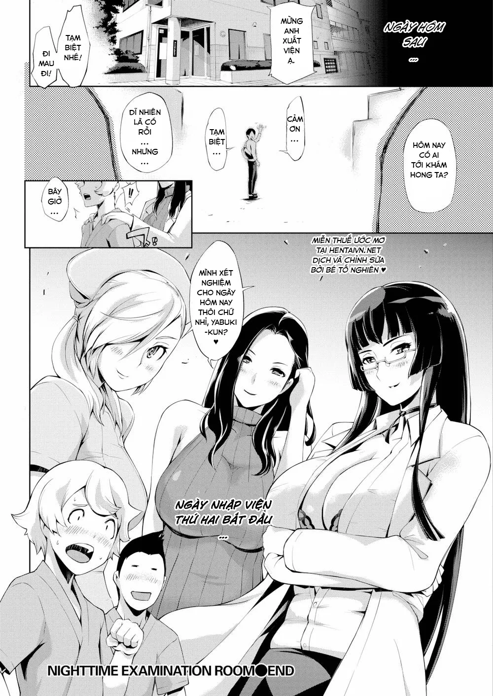 HentaiVN.net - Ảnh 20 - Xét Nghiệm Buổi Đêm [Nighttime Examination Room] - Chap 1
