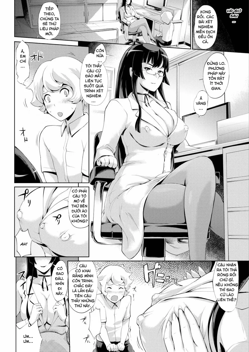 HentaiVN.net - Ảnh 8 - Xét Nghiệm Buổi Đêm [Nighttime Examination Room] - Chap 1