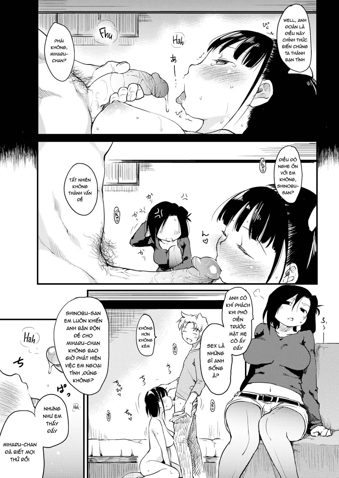 HentaiVN.net - Ảnh 18 - The katsura family's mother daughter relationship - Chap 1