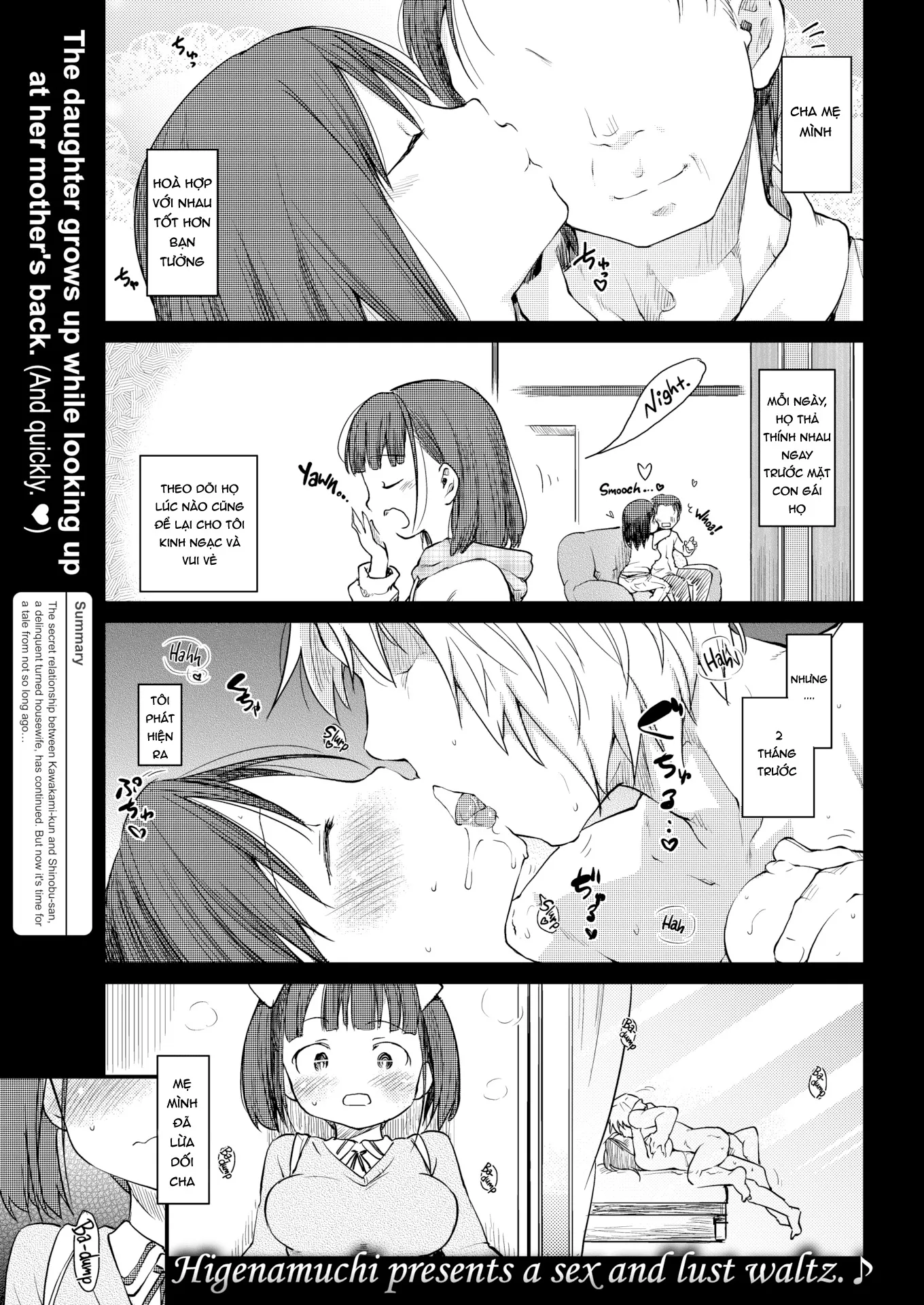 HentaiVN.net - Ảnh 2 - The katsura family's mother daughter relationship - Chap 1