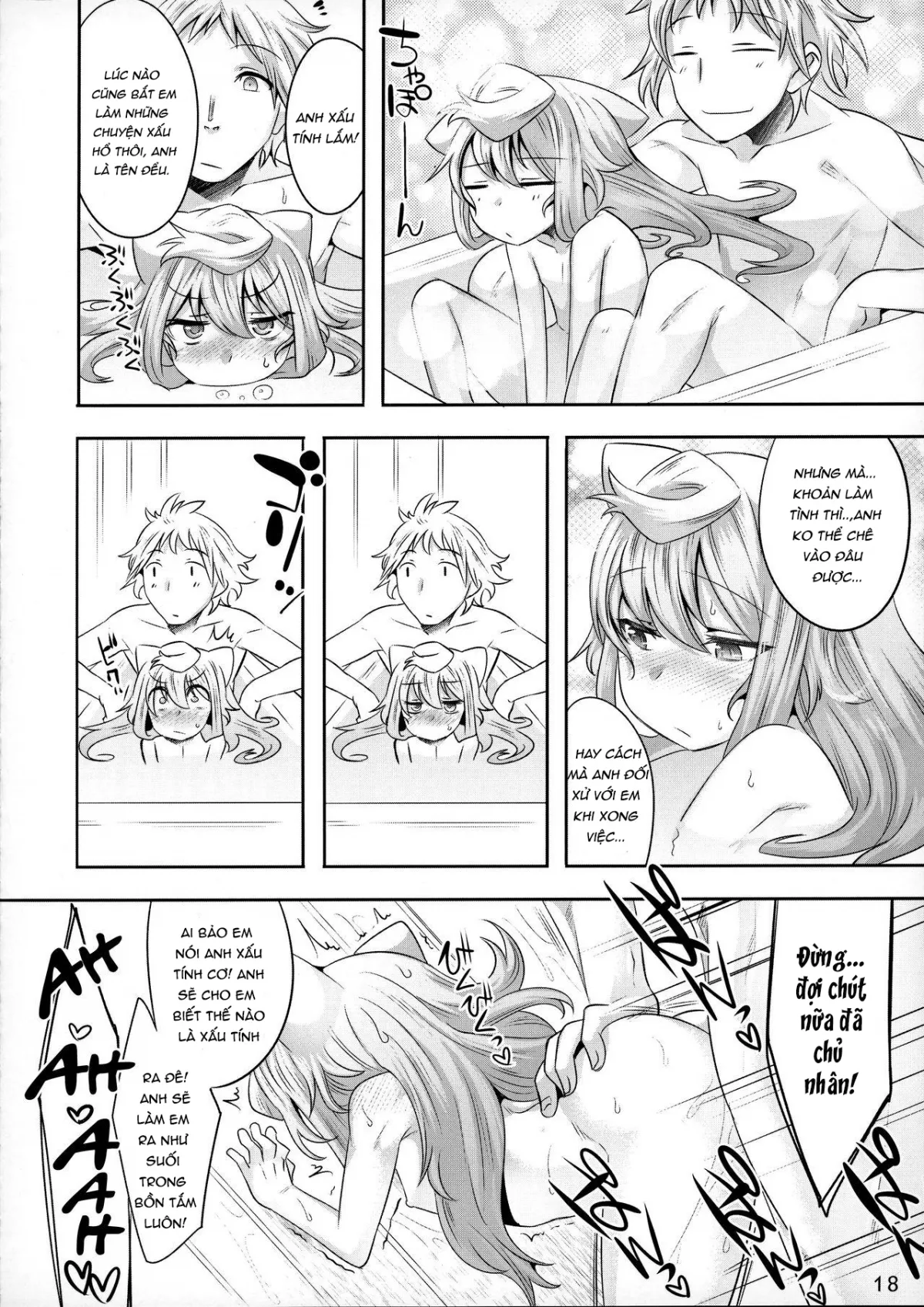 HentaiVN.net - Ảnh 17 - 3-gou-chan to Pakopako Dousei Seikatsu (Hacka Doll) - Chap 1
