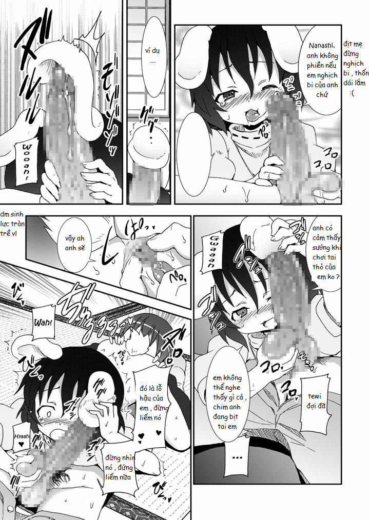 HentaiVN.net - Ảnh 20 - Eientei de Usagi Gari ~Jougen~ (Touhou) [Eientei De Usagi Gari - Jougen; Nào cùng gia tăng các bé thỏ ở Eientei] - Chap 1