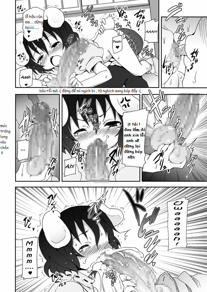 HentaiVN.net - Ảnh 21 - Eientei de Usagi Gari ~Jougen~ (Touhou) [Eientei De Usagi Gari - Jougen; Nào cùng gia tăng các bé thỏ ở Eientei] - Chap 1