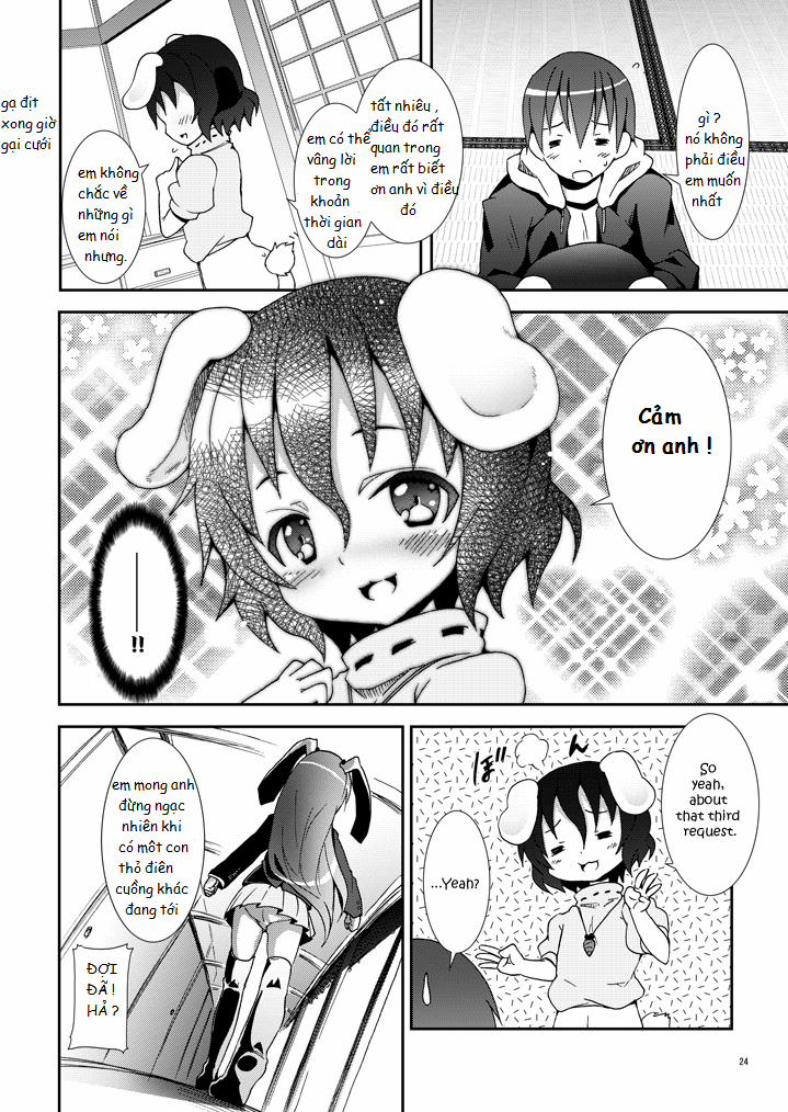 HentaiVN.net - Ảnh 23 - Eientei de Usagi Gari ~Jougen~ (Touhou) [Eientei De Usagi Gari - Jougen; Nào cùng gia tăng các bé thỏ ở Eientei] - Chap 1
