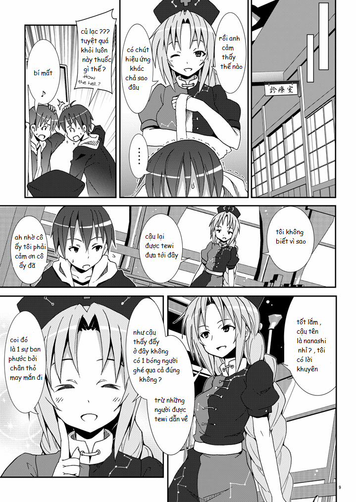 HentaiVN.net - Ảnh 8 - Eientei de Usagi Gari ~Jougen~ (Touhou) [Eientei De Usagi Gari - Jougen; Nào cùng gia tăng các bé thỏ ở Eientei] - Chap 1