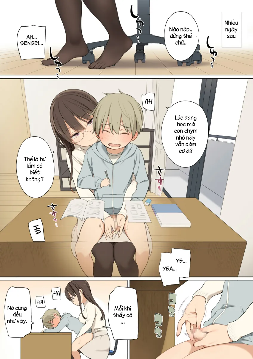 HentaiVN.net - Ảnh 8 - Oppai o Sawarasete Kureru Katei Kyoushi no Onee-san no Hanashi - Chap 1