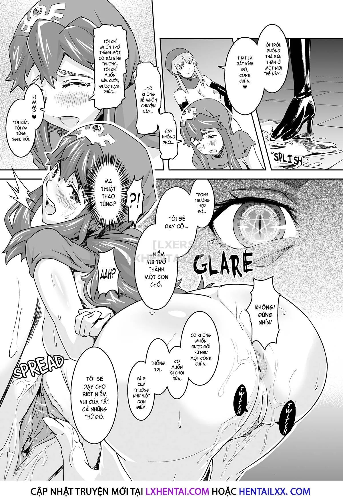 HentaiVN.net - Ảnh 16 - The Princess Who Became a Dog [Inu ni natta Oujo-sama] - Chap 1