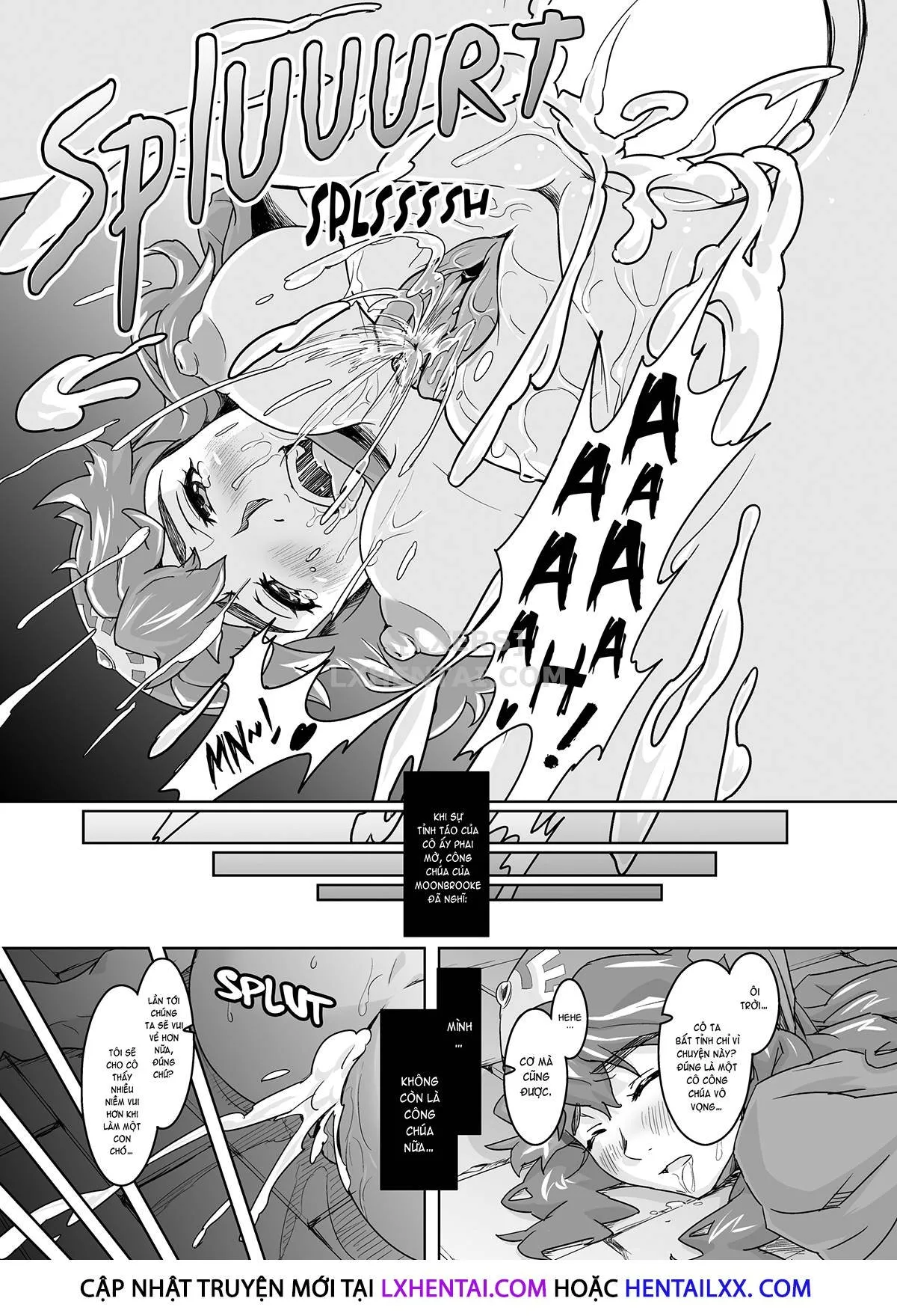 HentaiVN.net - Ảnh 22 - The Princess Who Became a Dog [Inu ni natta Oujo-sama] - Chap 1