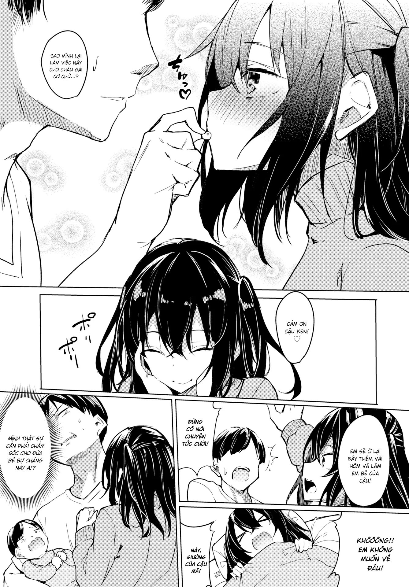 HentaiVN.net - Ảnh 5 - Em Muốn Làm Em Bé [I Wanna Be a Baby] - Chap 1