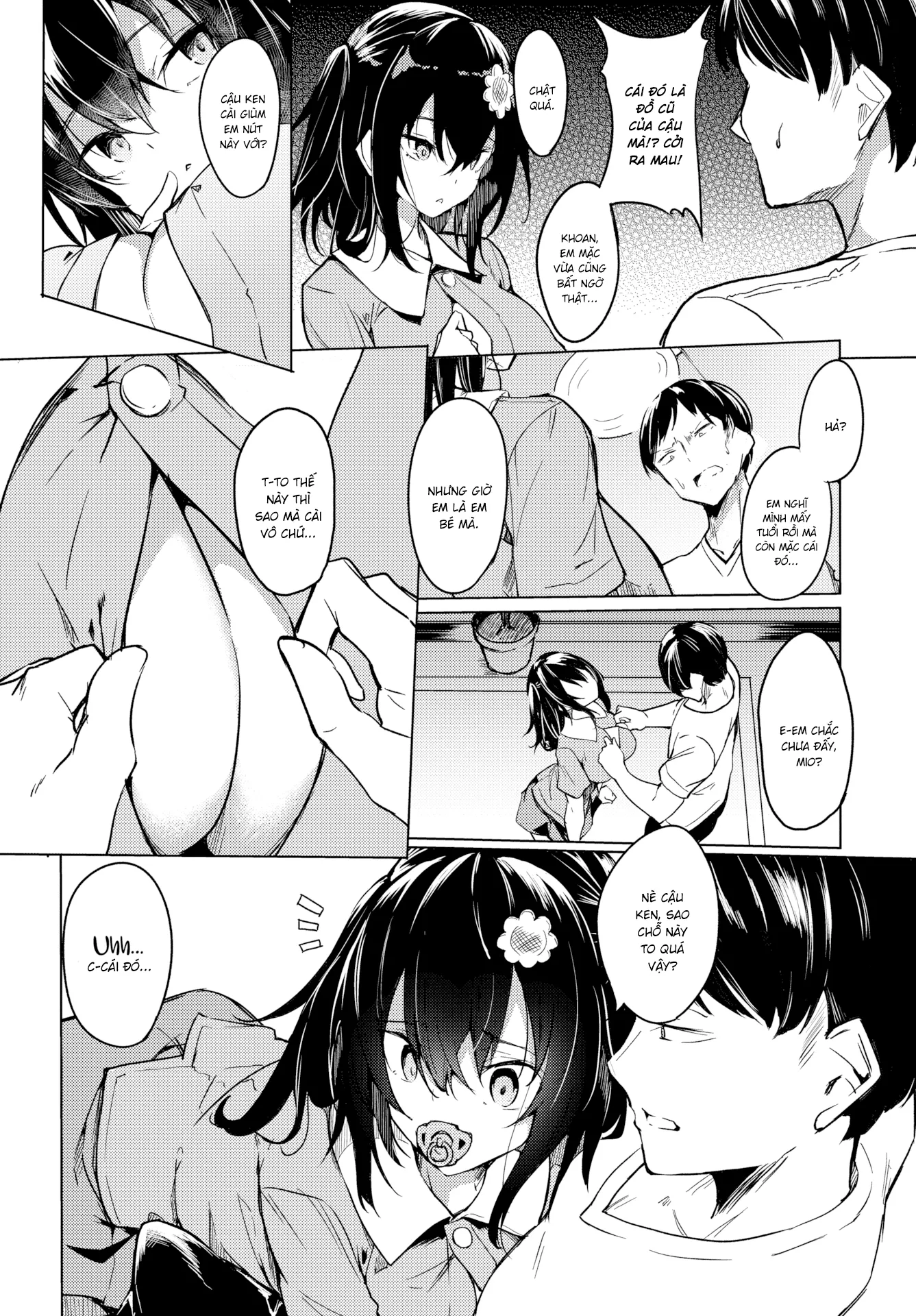 HentaiVN.net - Ảnh 7 - Em Muốn Làm Em Bé [I Wanna Be a Baby] - Chap 1