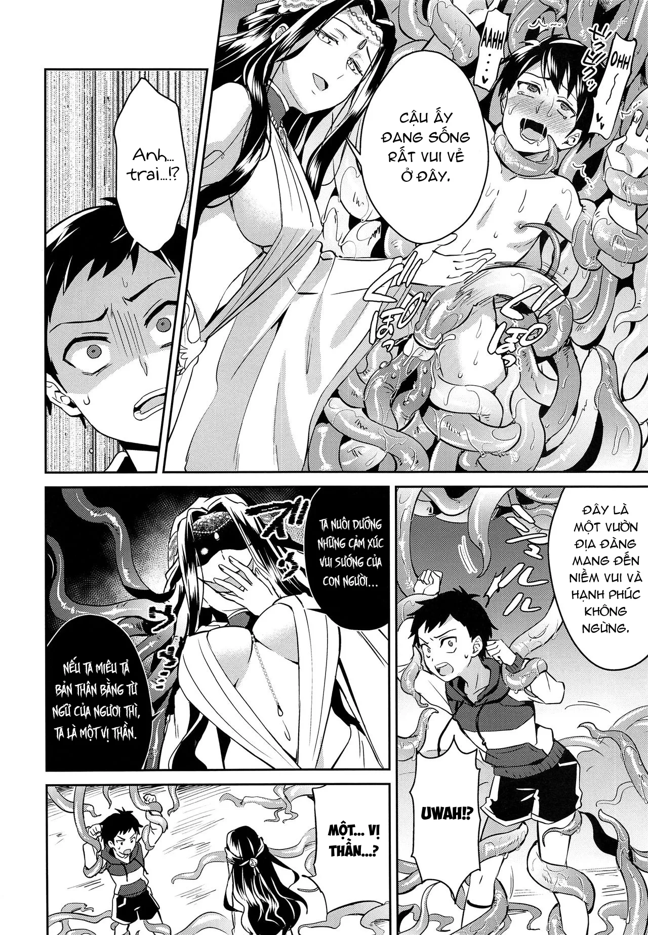 HentaiVN.net - Ảnh 11 - Dâng Lễ Vật Cho Ác Thần [Offering to the Evil God -Little Brother's Affection for Big Brother; Jashin no Ikenie Ani Omoi no Otouto Hen] - Chap 1
