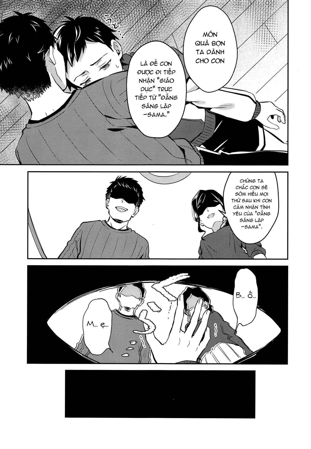 HentaiVN.net - Ảnh 8 - Dâng Lễ Vật Cho Ác Thần [Offering to the Evil God -Little Brother's Affection for Big Brother; Jashin no Ikenie Ani Omoi no Otouto Hen] - Chap 1