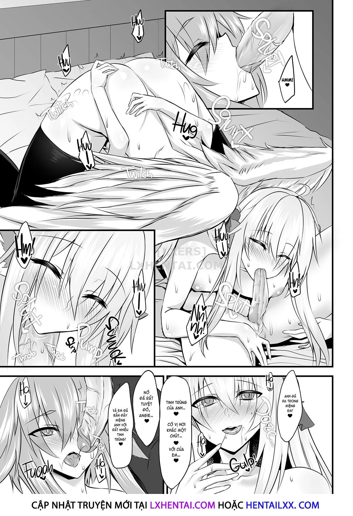 HentaiVN.net - Ảnh 16 - Two Flowers for Two Delivery Girls [Dog Girl and Winged Girl Make Steamy Happy Love with their New Dicks] - Chap 1