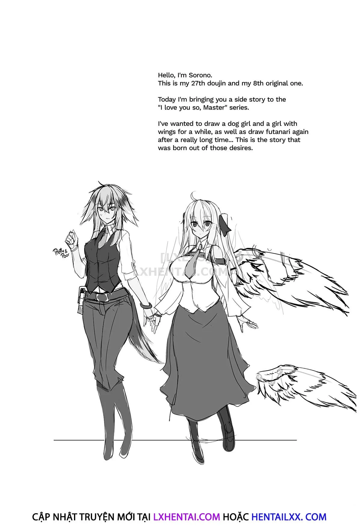 HentaiVN.net - Ảnh 5 - Two Flowers for Two Delivery Girls [Dog Girl and Winged Girl Make Steamy Happy Love with their New Dicks] - Chap 1