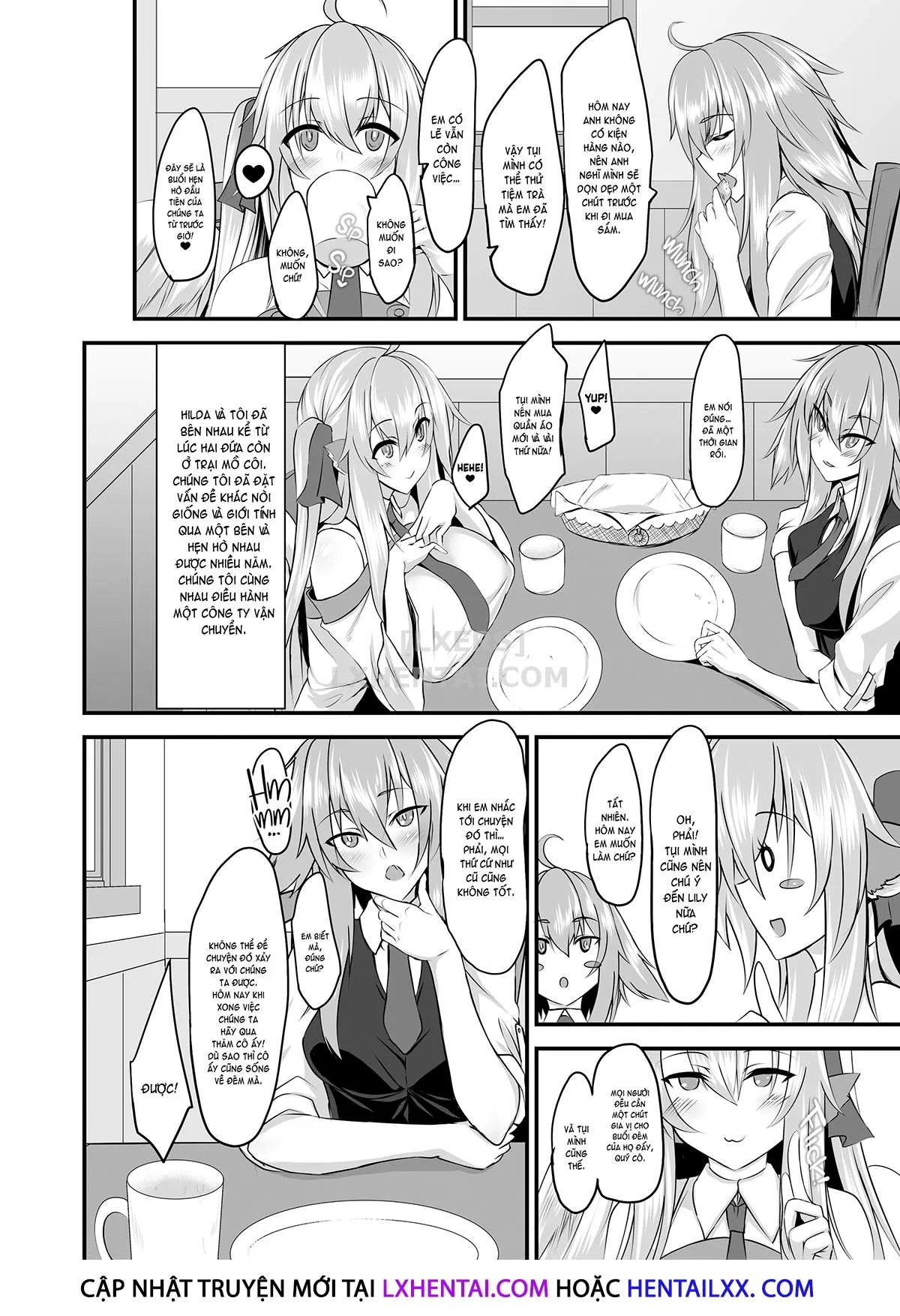 HentaiVN.net - Ảnh 7 - Two Flowers for Two Delivery Girls [Dog Girl and Winged Girl Make Steamy Happy Love with their New Dicks] - Chap 1