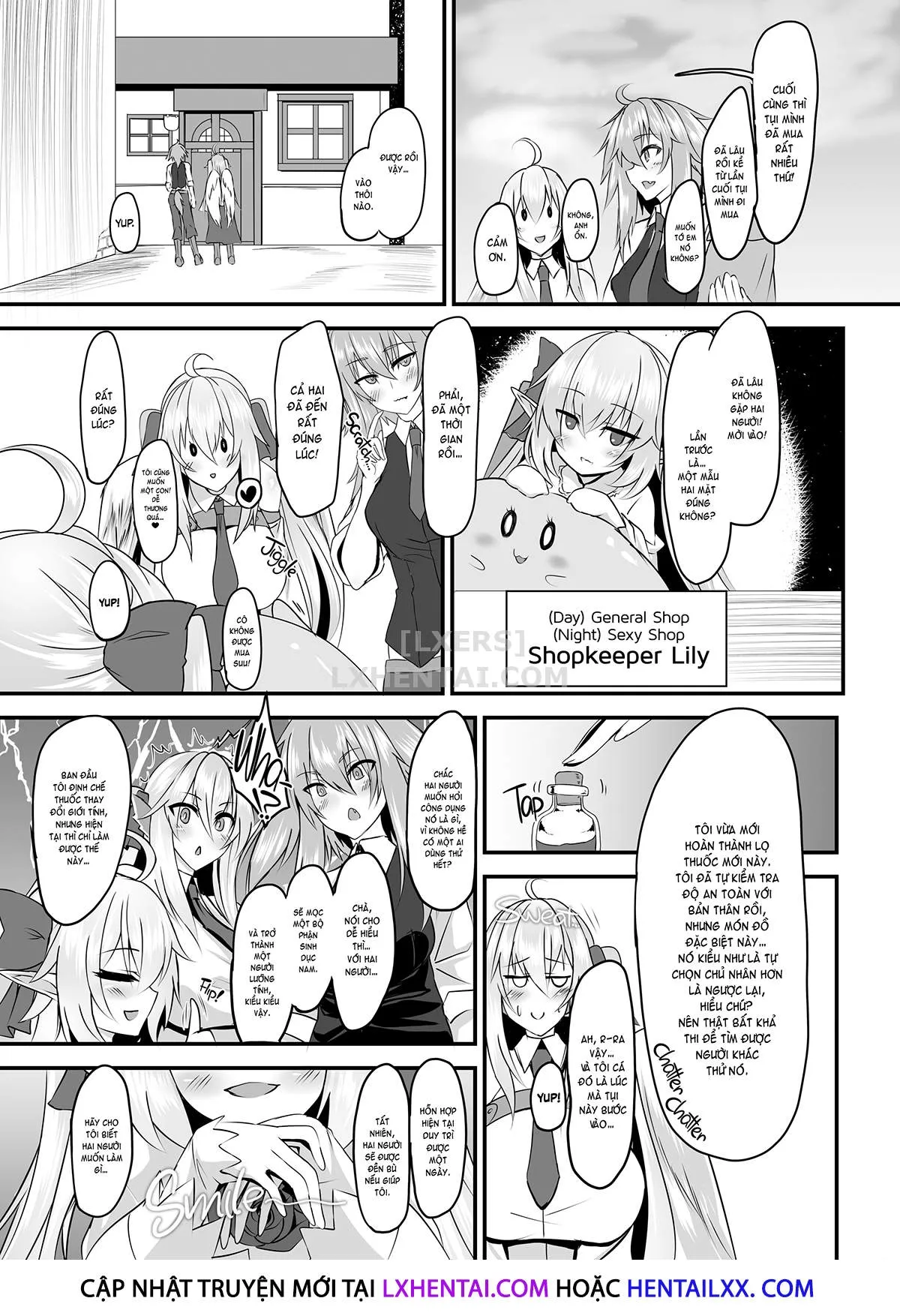 HentaiVN.net - Ảnh 8 - Two Flowers for Two Delivery Girls [Dog Girl and Winged Girl Make Steamy Happy Love with their New Dicks] - Chap 1