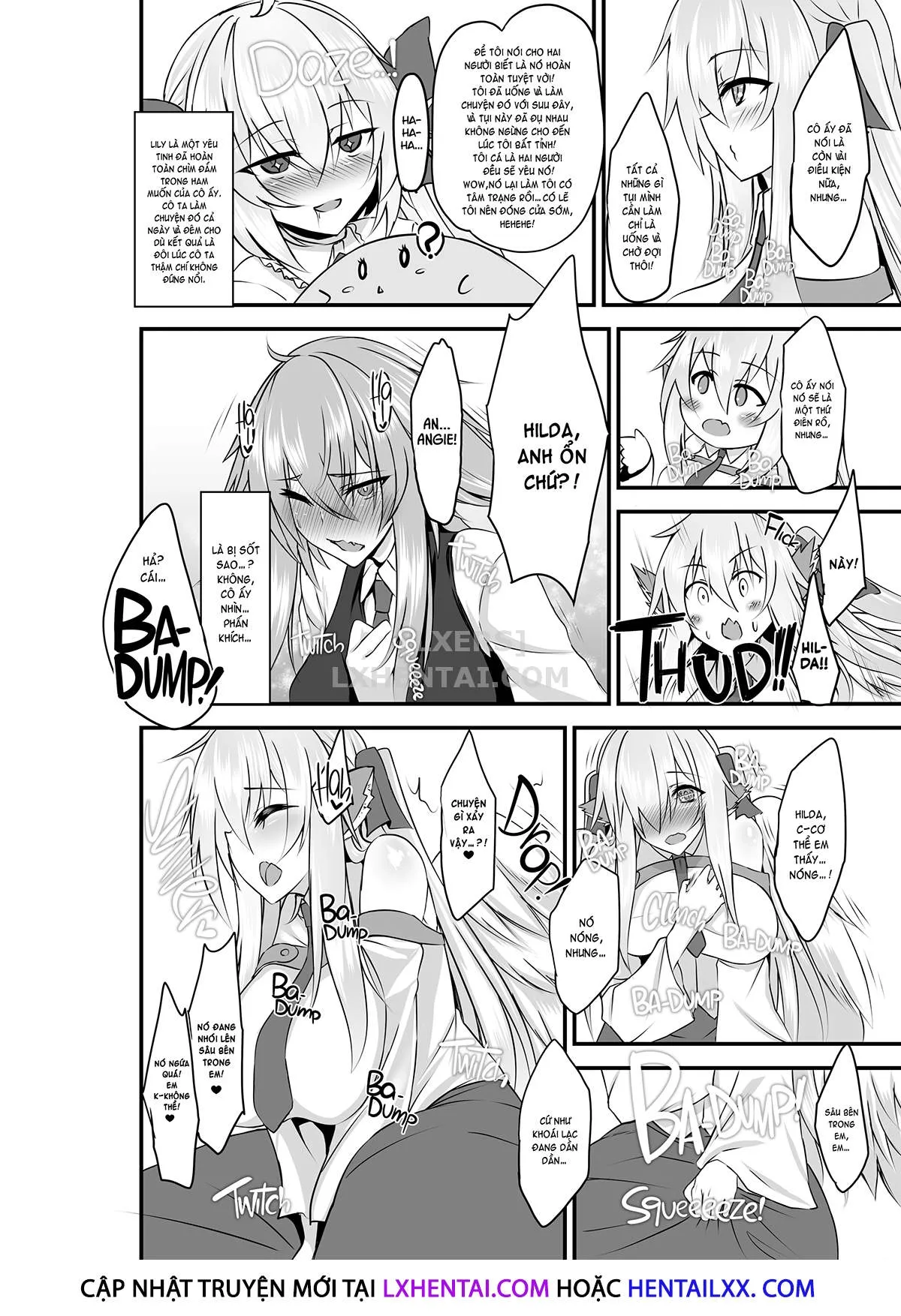 HentaiVN.net - Ảnh 9 - Two Flowers for Two Delivery Girls [Dog Girl and Winged Girl Make Steamy Happy Love with their New Dicks] - Chap 1