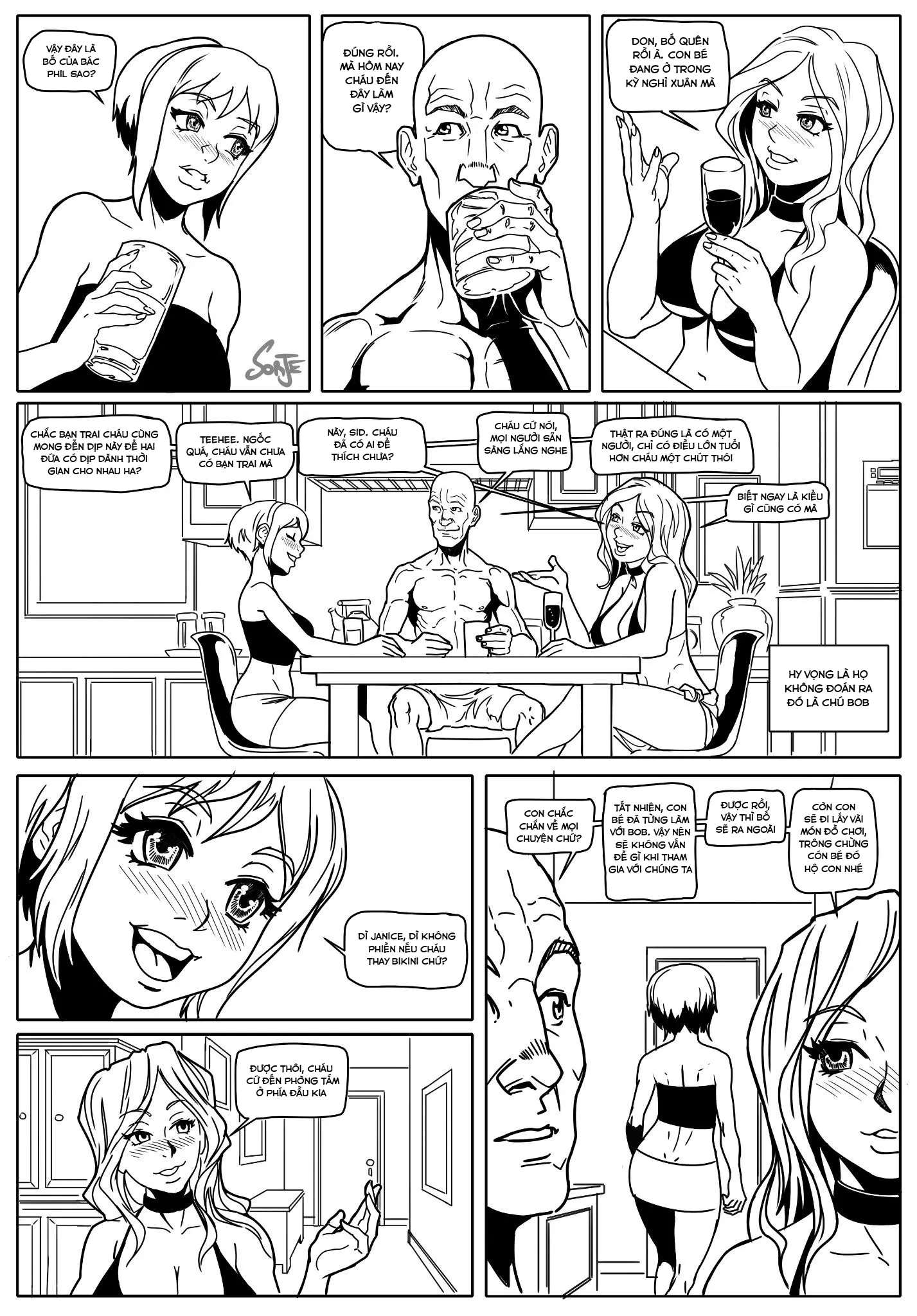 HentaiVN.net - Ảnh 11 - Sidney - Fun In The Sun - Chap 1