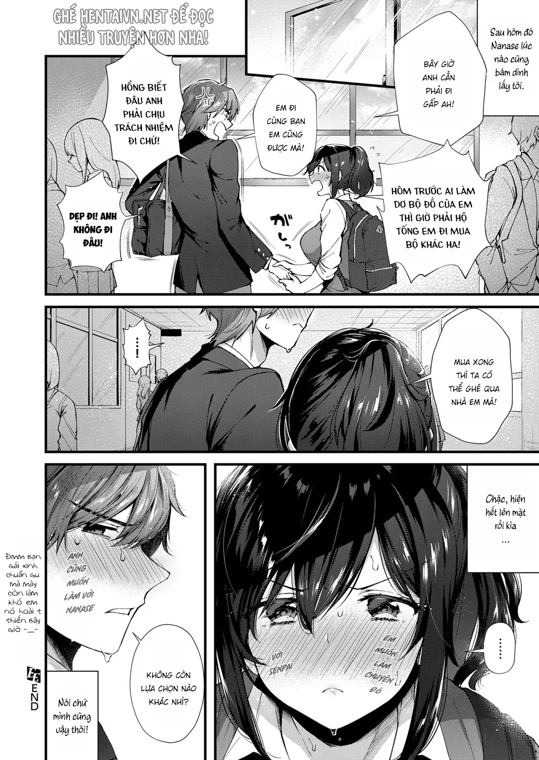 HentaiVN.net - Ảnh 17 - Em chỉ cho mình senpai thấy thôi [Senpai Ni Sika Miserarenai] - Chap 1
