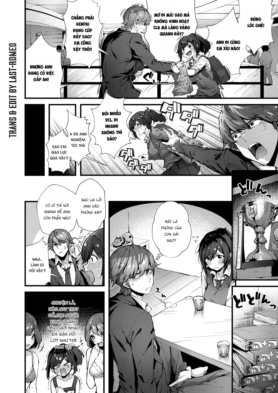 HentaiVN.net - Ảnh 3 - Em chỉ cho mình senpai thấy thôi [Senpai Ni Sika Miserarenai] - Chap 1