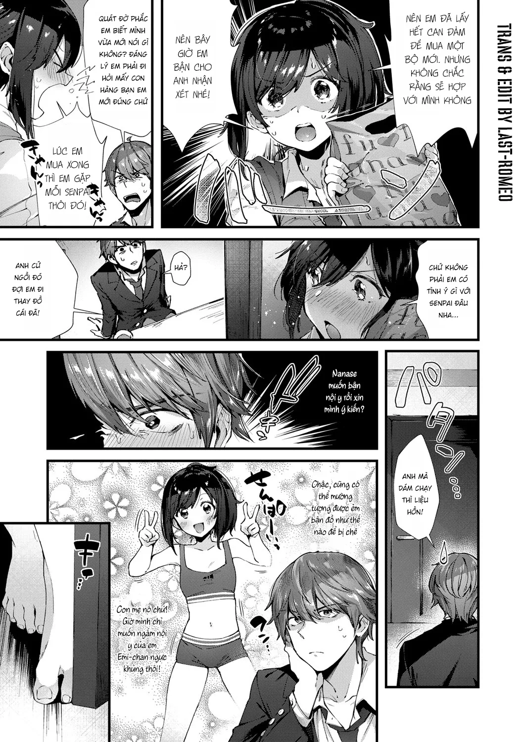 HentaiVN.net - Ảnh 4 - Em chỉ cho mình senpai thấy thôi [Senpai Ni Sika Miserarenai] - Chap 1