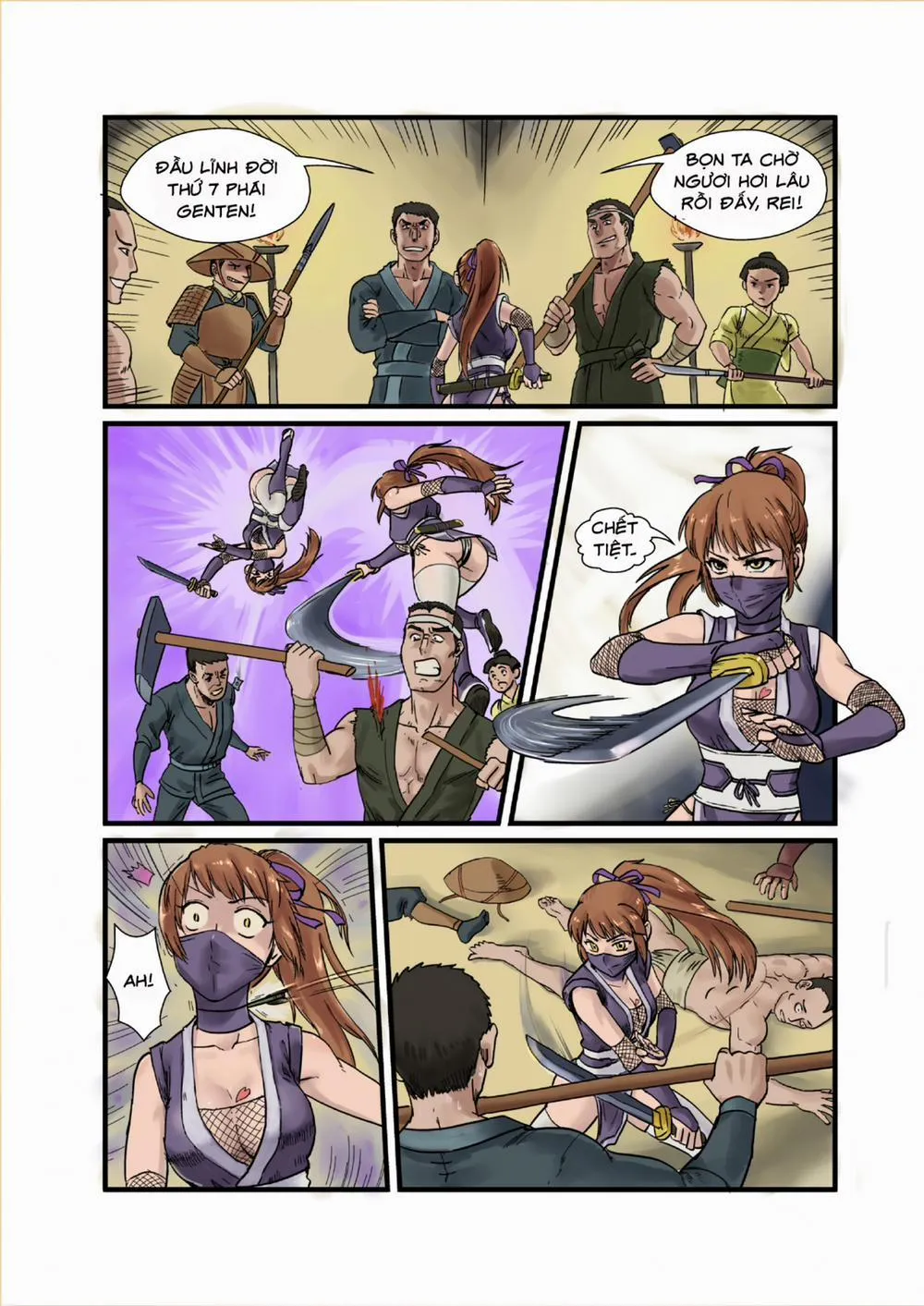 HentaiVN.net - Ảnh 4 - The crisis of Genten ninja village - Chap 1