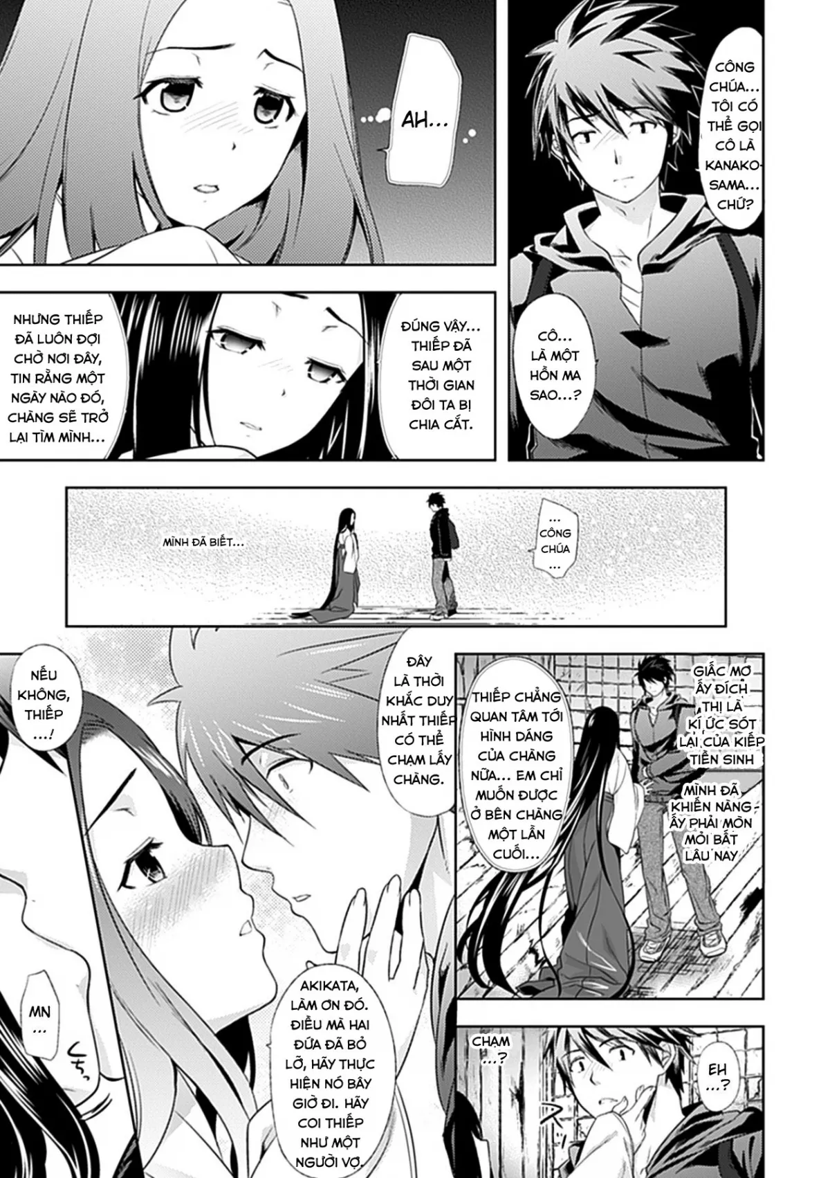 HentaiVN.net - Ảnh 4 - Mối Tình Xuyên Thời Gian [Millenium Story; Chichimonogatari] - Chap 1