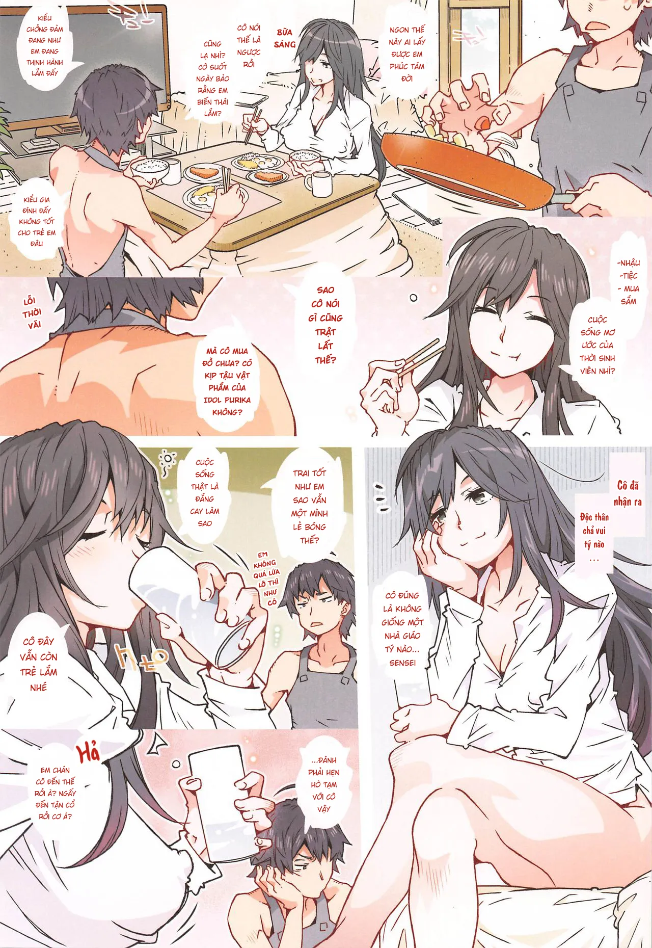 HentaiVN.net - Ảnh 12 - Dẫn gái về nhà [Home ko tte dou] - Chap 1