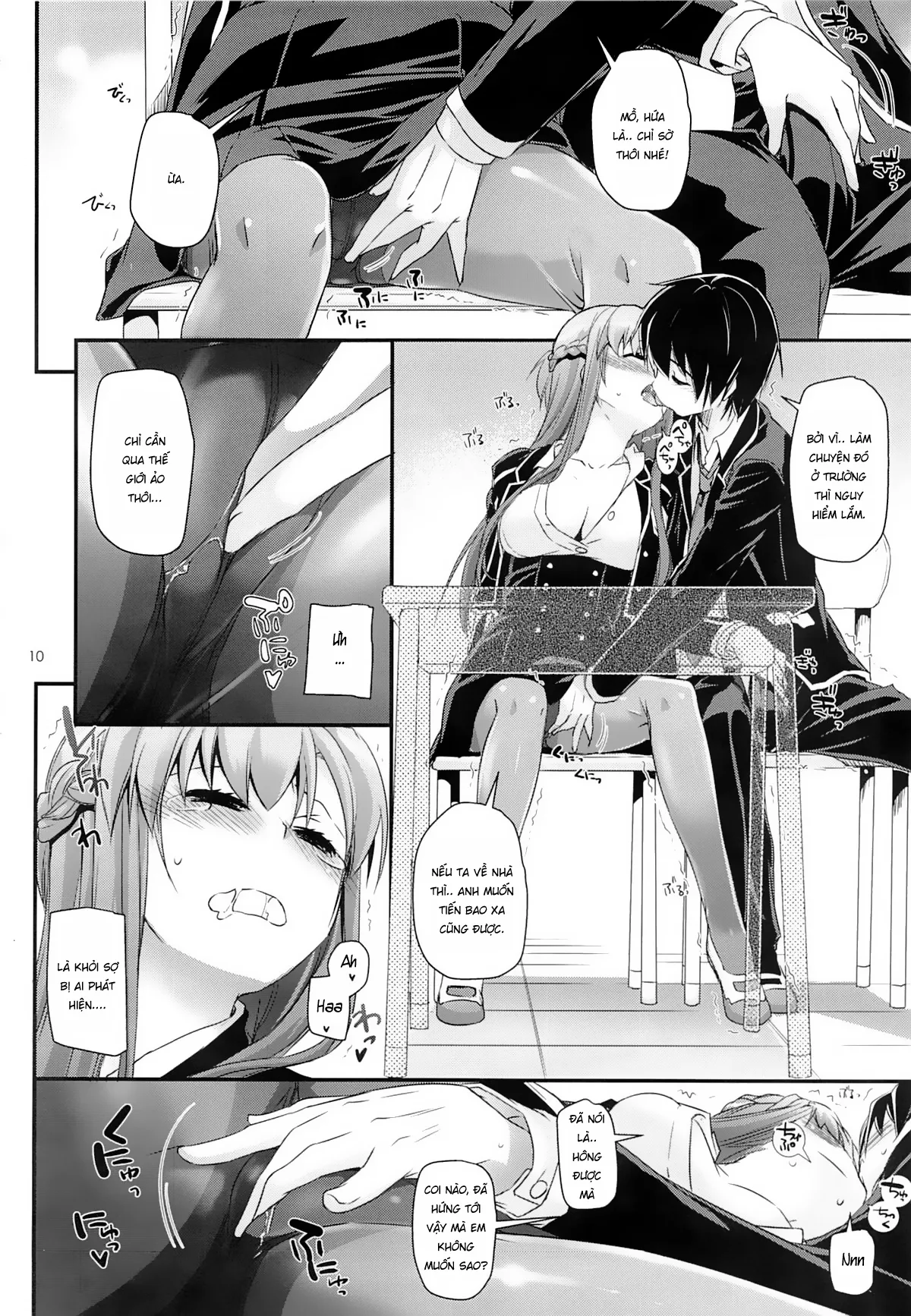HentaiVN.net - Ảnh 10 - Nguyện vọng của Asuna (Sword Art Online) [D.L. action 74] - Chap 1
