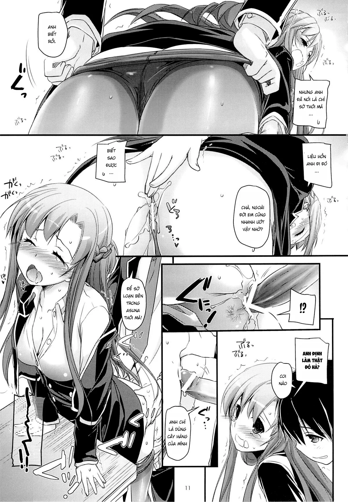 HentaiVN.net - Ảnh 11 - Nguyện vọng của Asuna (Sword Art Online) [D.L. action 74] - Chap 1