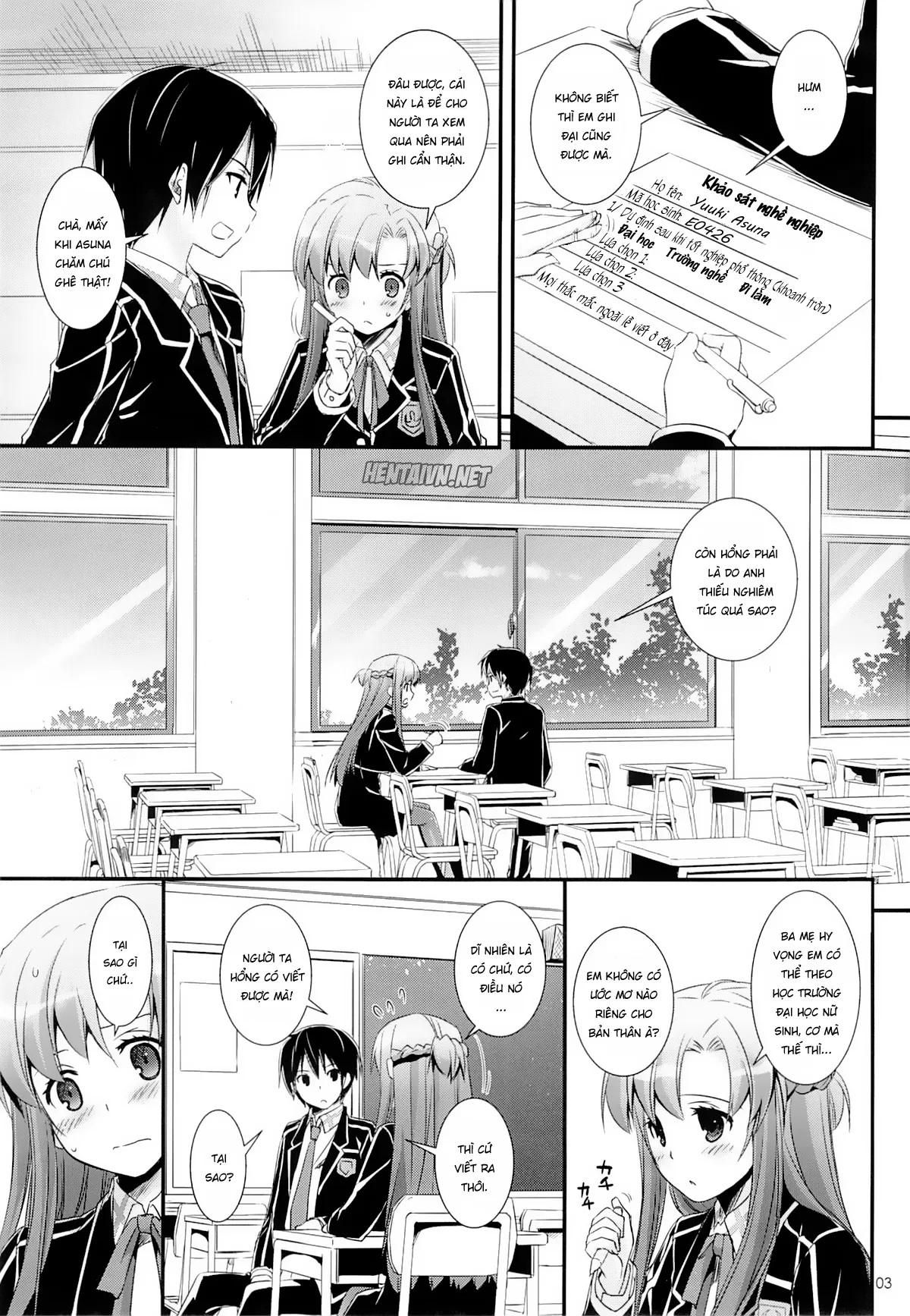 HentaiVN.net - Ảnh 3 - Nguyện vọng của Asuna (Sword Art Online) [D.L. action 74] - Chap 1