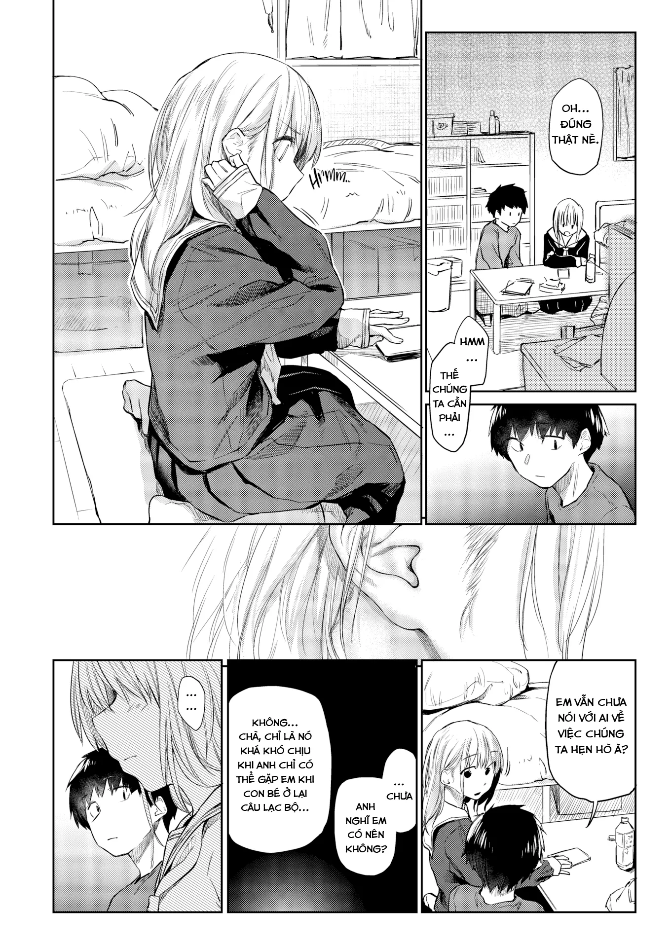 HentaiVN.net - Ảnh 4 - Chúng tôi bí mật hẹn hò! [We haven't told anyone that we're dating!] - Chap 1