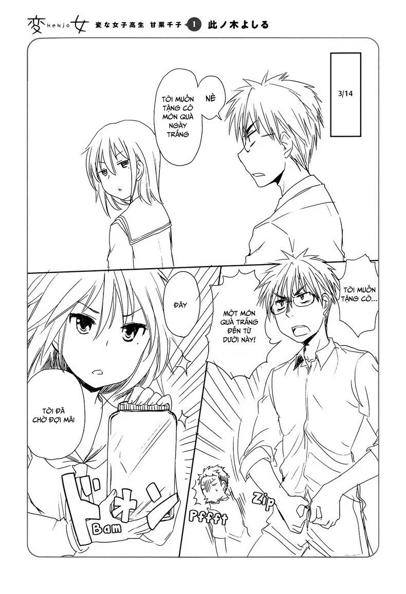 HentaiVN.net - Ảnh 12 - Henjo - Hen na Joshi Kousei Amaguri Chiko [変女〜変な女子高生 甘栗千子〜, Henjyo - Hen na Jyoshi Kousei Amaguri Senko] - Chap 7