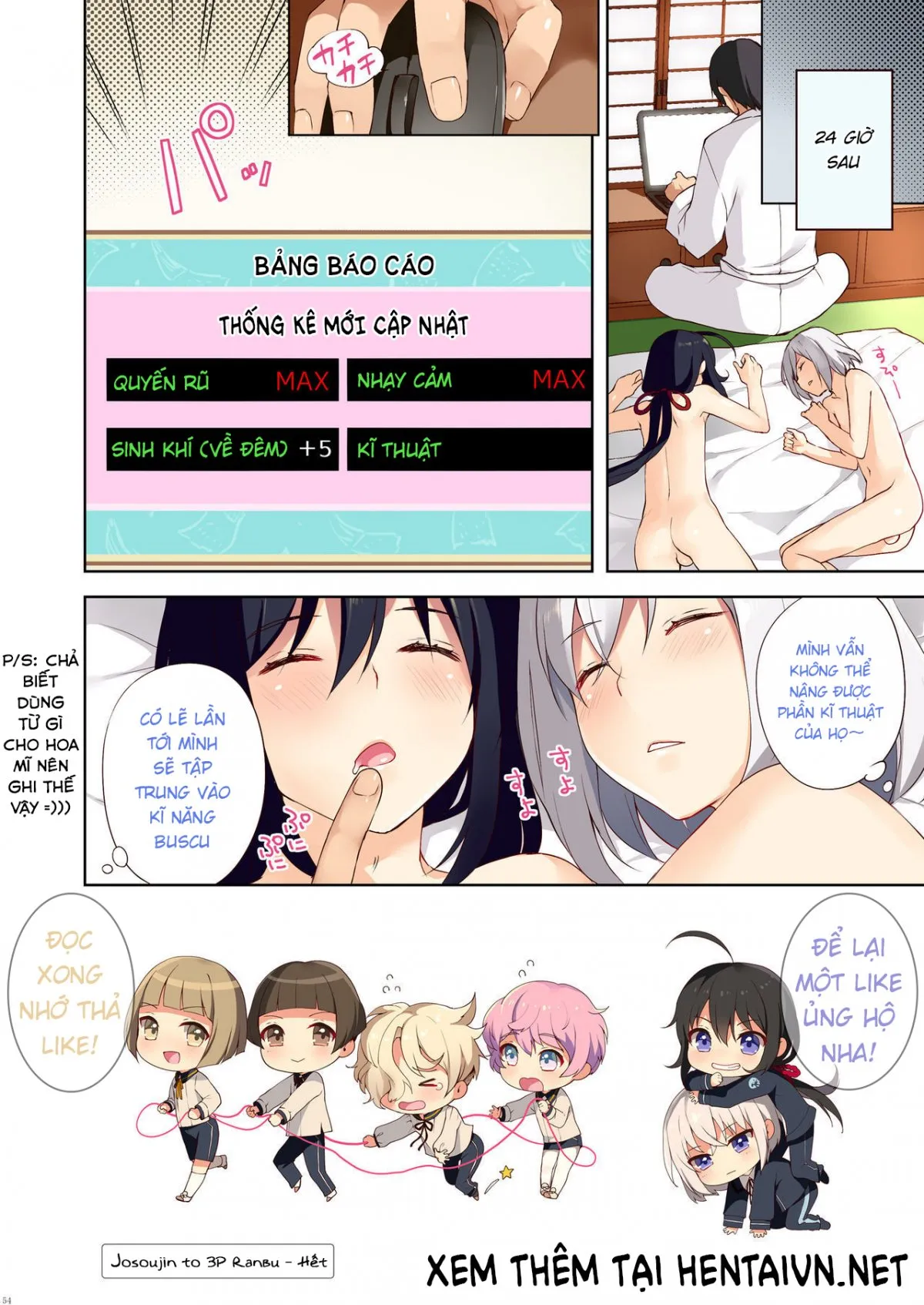 HentaiVN.net - Ảnh 18 - Josoujin to 3P Ranbu (Touken Ranbu) - Chap 1